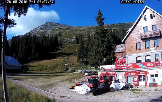 Витоша уеб камери хижа 'Алеко', ски писти на живо, близо до София времето