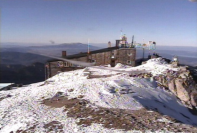 връх Мусала уеб камера, времето на живо, Рила планина, от (2925 м. надм. вис.), Най-високият връх в България, live camera