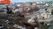 Варна времето уеб камера център, храм църква Света Петка, ул. Генерал Колев, панорама общината, залив Черно море